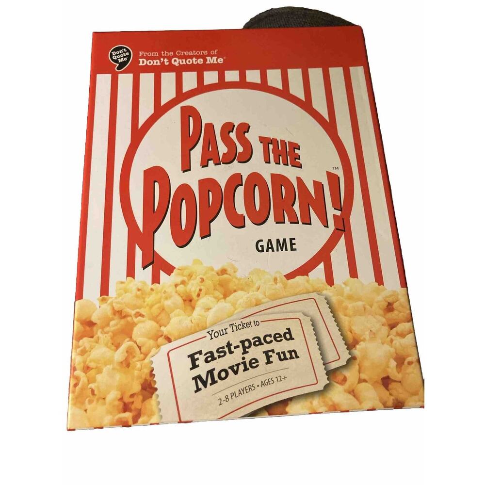 Pass The Popcorn Game Fast Paced Movies Game. Incomplete